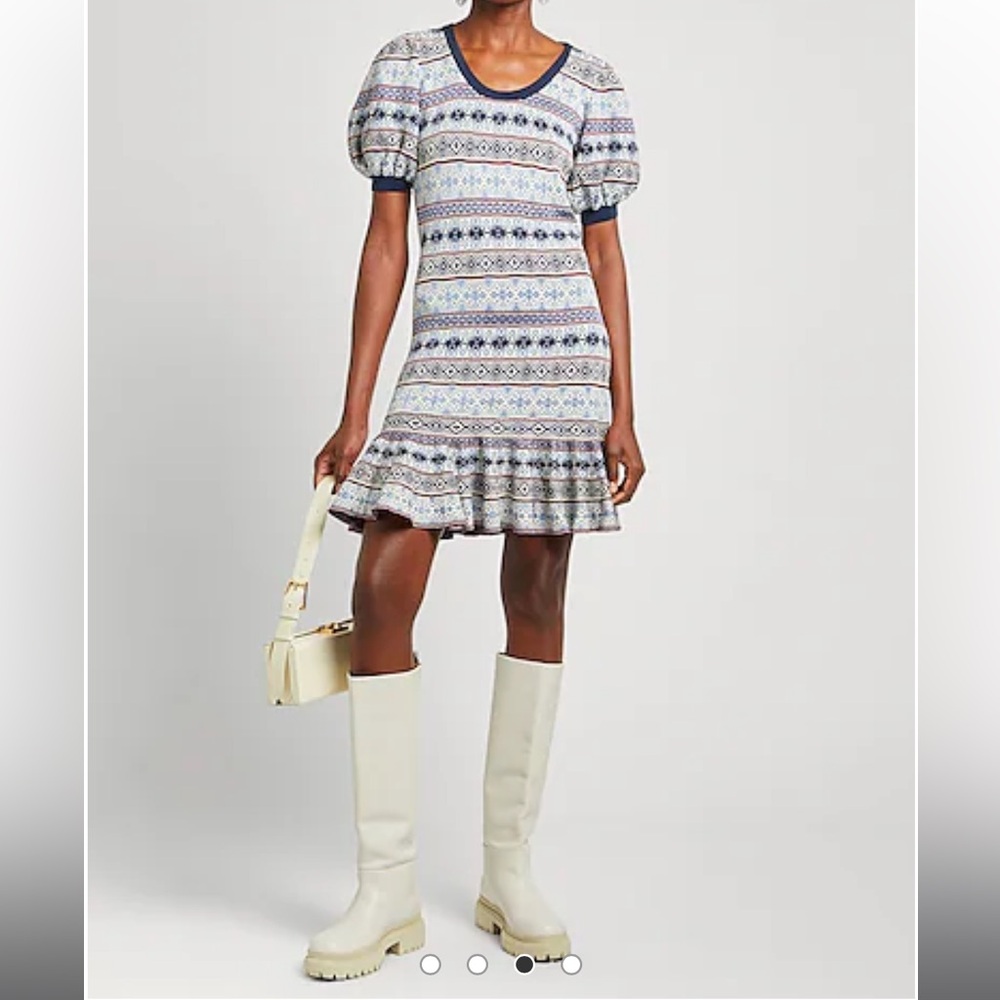 Alexander Mcqueen | Knitted Woman Mini dress Blue